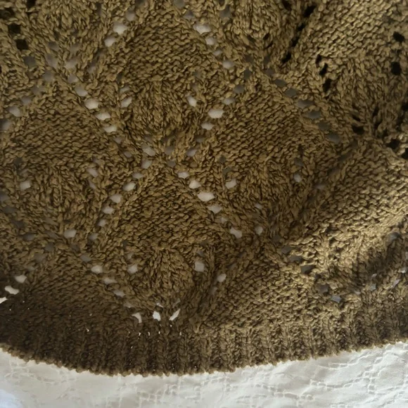 Olive Green Women's Sweater - Picture 8 of 8